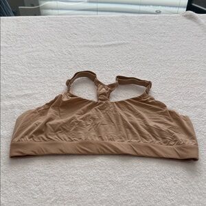 SKIMS Racer Back Sports Bra in Nude Plus Size 2XL